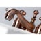 Kingston Brass KS395PLAC Restoration Mini-Widespread Bathroom Faucet, Antique Copper KS395PLAC - alternate 4